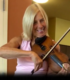 Beverly Chapman Strolling Viloin Jacksonville, Florida Reminiscence